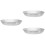 3Pièces Plateaux De Pesée Multi-Usage Inox Cuisine Argent 5