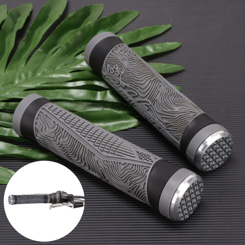 3Paires Poignées Silicone Antidérapantes Gris Usage Sécurisé
