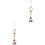 2Pièces Pendentifs Lotus En Bois Pour Maison 3