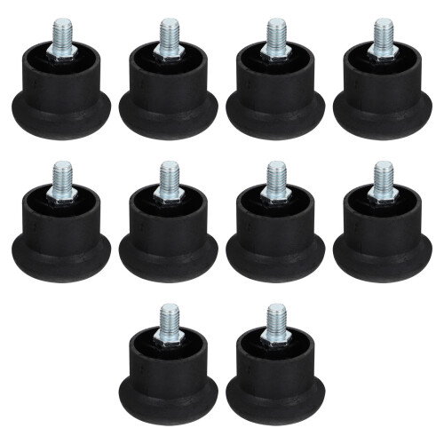 20Pièces Butées Fixes Pieds Chaise Noir Durable Protection Sol 1