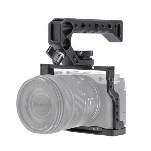 JLwin Camera Cage & Handle for   S9 Rabbit Case Protective Frame Vlog Tripod Mount for Mirrorless Cameras 1