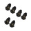 6Pièces Supports E27 Noir Faciles À Installer Pour Ampoules À Vis 6