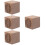 4Pièces Diffuseur Décoratif Bois Marron Diffusion Parfum Intérieur 6