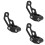 3Pièces Fixations Câble En Aluminium Noir Protection Fiable 5