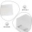 8Pièces Bumpers Silicone Clair Anti-Collision Pour Tiroirs 4