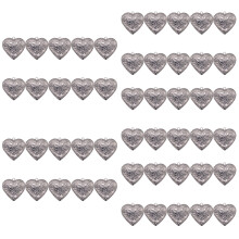 50Pièces Pendentifs Photo Cadre Argent Collier DIY