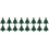 16Pièces Étuis Couverts Noël Vert Tissu Pour Table 3