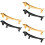 6Pièces Support Couverts Zinc Design Fin Cuisine 5