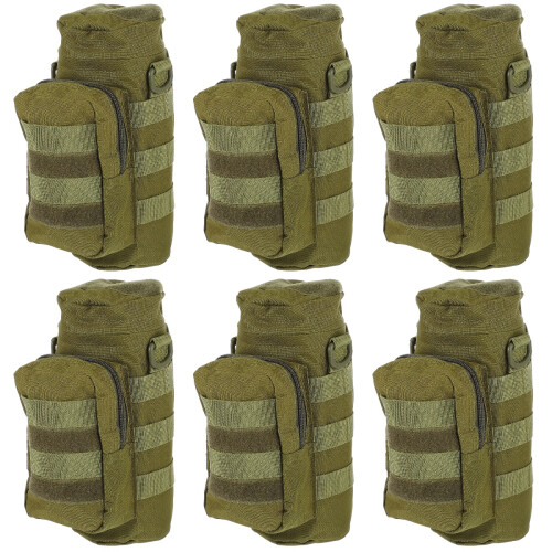 6Pièces Pochette Isolante Vert Nylon De Rangement Bouteille 1