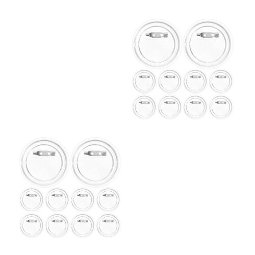 50Pièces Ronds Transparents En Solides Et Créatifs 2