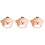 3Pièces Chapeaux Peluche Singe Beige Accessoire Costume 3