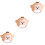 3Pièces Chapeaux Peluche Singe Beige Accessoire Costume 4