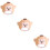 3Pièces Chapeaux Peluche Singe Beige Accessoire Costume 8