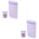 2Pièces Stockage Alimentaire Violet Silicone Sceau 5