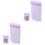 2Pièces Stockage Alimentaire Violet Silicone Sceau 2