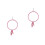 2Pièces Accessoire Perroquet Rose Pour Cage 2