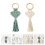 4Pièces Accessoires Serviette Cœur Bois, Décor 8