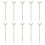 30Pièces Brosse Lash -Forme Reusable Séparateur Cils 2
