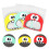 800Pièces Pochettes Biscuits Auto-Adhésives Couleur Assortie 8