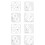 8Pièces Règles Couture Patchwork Acryliques Blanches Pour Tissu 5