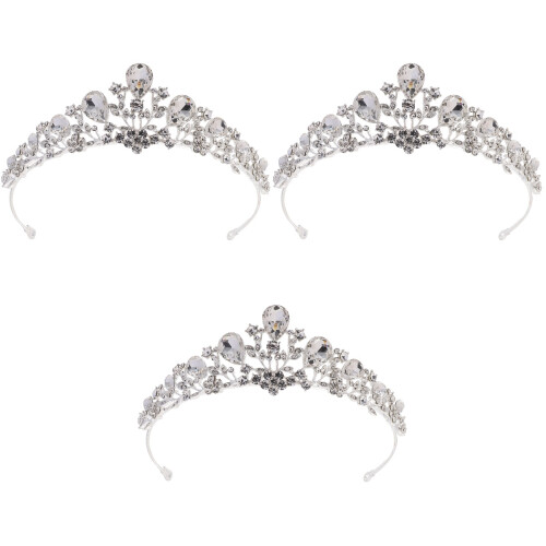 3Pièces Accessoires En Métal Argenté Pour 1