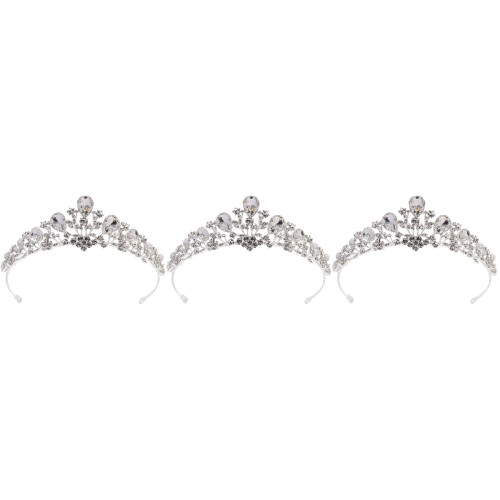 3Pièces Accessoires En Métal Argenté Pour 2