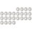 60Pièces Kits Blanks Broche Argent DIY Pour Photos Gravures 4