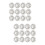 60Pièces Kits Blanks Broche Argent DIY Pour Photos Gravures 7