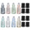 32Pièces Bouteilles Roller Sous Pratiques Variées 10