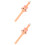2Pièces Cartoon Silicone Orange Pour Usage 4