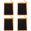 4Pièces Manchons Nettoyage Orange Éponge 4