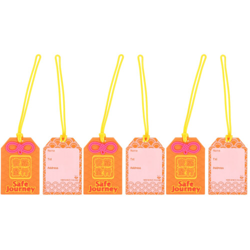 6Pièces Étiquettes Silicone Pour Et Voyages 2