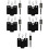 20Pièces Porte-Stylo PU Noir Multifonction Et 6