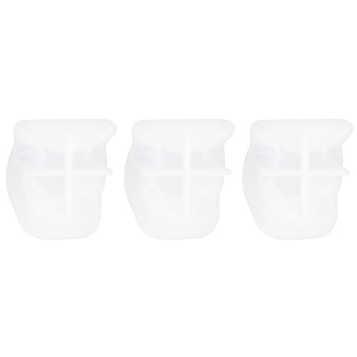3St Herbruikbare Silicone Mal Voor Decoratie Wit 2