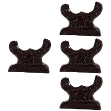 4Pièces Stand Bracelets Résine Noir Support Décoratif Pour Bijoux