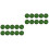 40Pièces Balles Sautillantes Pastèque Vert Jouet Éducatif Coordination 4