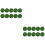 40Pièces Balles Sautillantes Pastèque Vert Jouet Éducatif Coordination 6