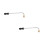 2Pièces Accessoire Rallonge Pression Lance Nettoyeur Argent 5