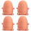 4Pièces Jouets Bain Enfant Rouge Silicone Décoration 4