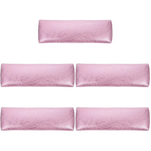 5Pièces Repose Main Rose Confortable Cuir Pour Salon Ongles