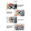Kit de Proteção 2 em 1 com Design Impresso em 3D e Capa Protetora para Motor Do Drone para  AVATA360. 10