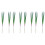 8Pièces Oignons Verts Simulés PU Décoration Artificielle Maison 3