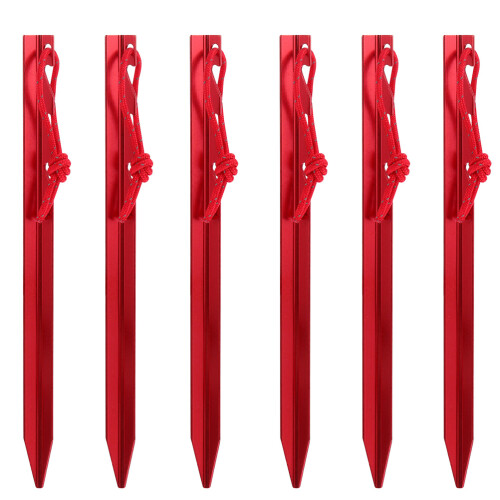 6Pièces Accessoires Piquets En Aluminium Camping 2