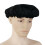 3Pièces Bonnet Soie Noir Taille Protection 10