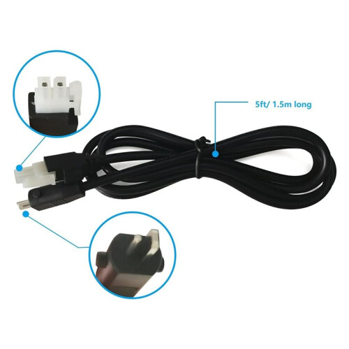 New Adjustable Bed Base Input Power Cord Cable Prong Replacement Switching Power Supply Transformer Cable 2