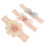 2Ensembles Bandeaux Bébé Colorés Doux Élastiques 11