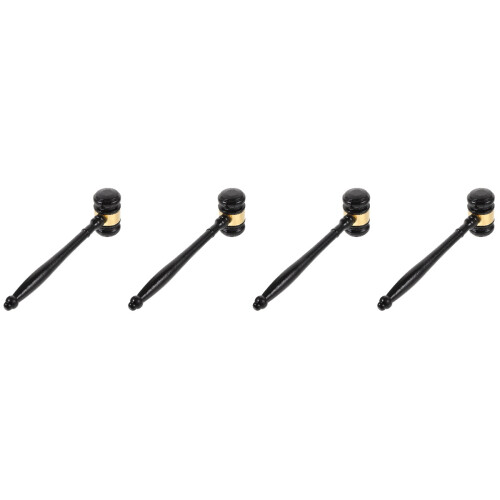 4Pièces Maillets En Bois Pour Avocat Usage Enfants Multicolores 2