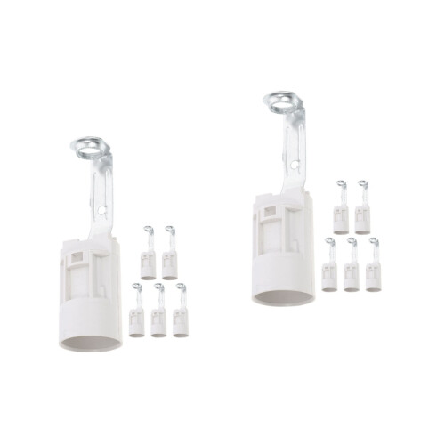 12Pièces Pièces Lampes E14 Blanches Pour Réparation Décoration 2