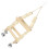 2St Beige Vogel Schommel Hangend Speelgoed 9