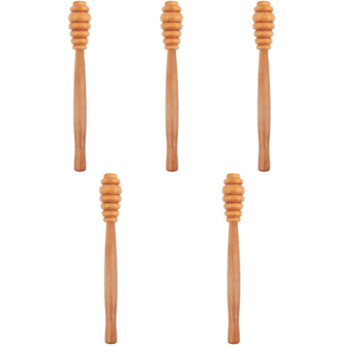 5Pièces Miel Bâtons Bois Érable Design Ergonomique Kitchen 1